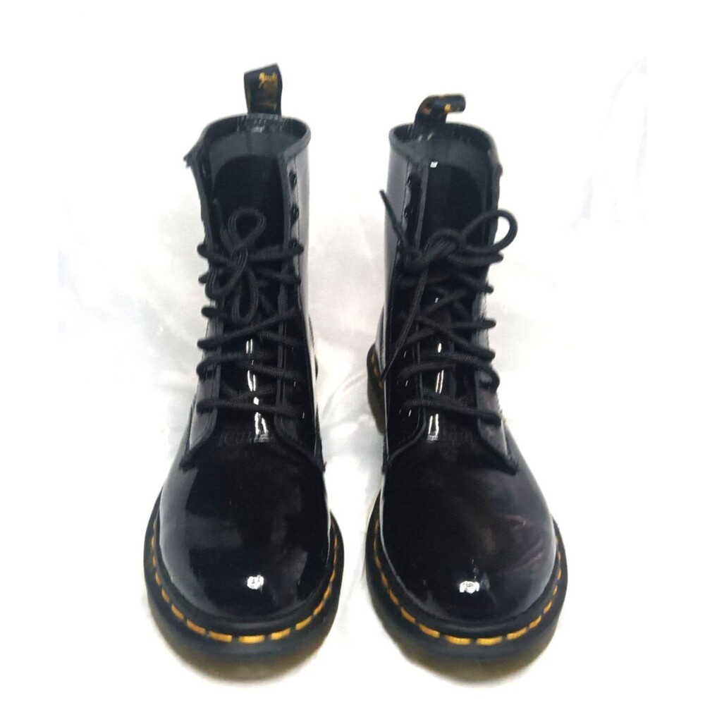 Dr. Martens 1460 Boots Women's Size 8 Black Patent Leather